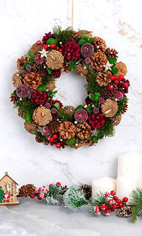 Рождественский венок Elan Gallery Тайна Рождества 450105