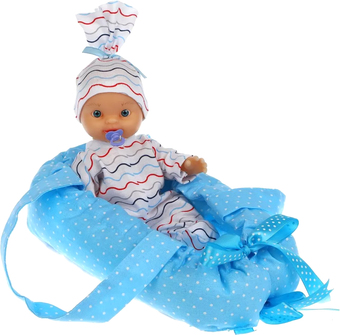 Пупс Пластмастер Гриша в переноске 10357