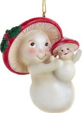 Елочная игрушка Kurt S. Adler Грибок-мама и малыш MLM0008