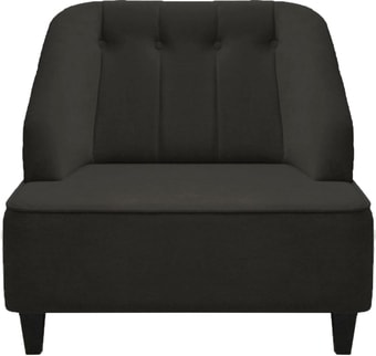 Интерьерное кресло Brioli Дино П (велюр, B17 темно-серый/темные ножки)