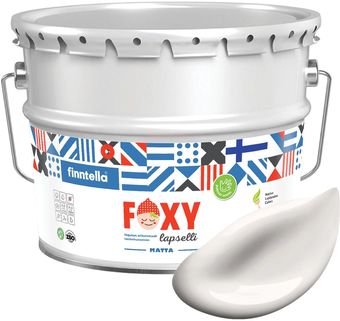 Краска Finntella Foxy Lapselli Matte Kives F-50-1-9-FL201 9 л (белый)