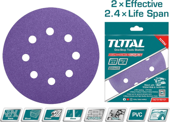 Набор шлифкругов Total TAC73150101 (10 шт)