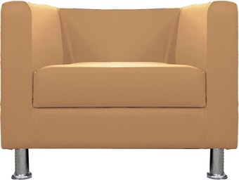 Интерьерное кресло Brioli Билли (экокожа, L4 кремовый)