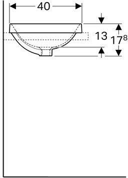 Умывальник Geberit VariForm 500.736.01.2