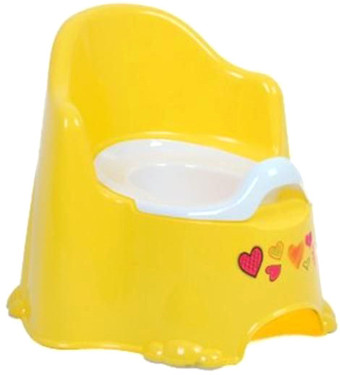 Детский горшок Dunya Комфорт 11111 (желтый/оранжевый)