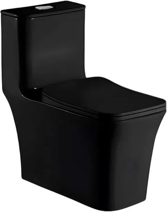 Унитаз Azario Gressa AZ-1111MB (с сиденьем)