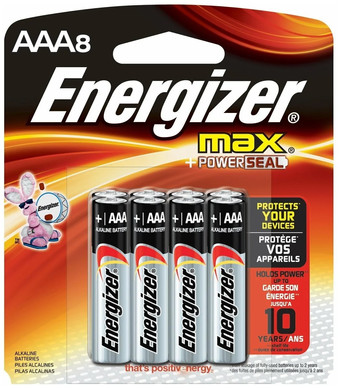 Батарейка Energizer Max LR03 AAA BL8