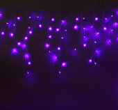 Бахрома Luazon Led-160 (3x0.6 м, фиолетовый) [1080179]