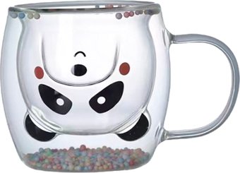 Кружка Mandarin Decor Бамбино Панда с конфетти DC8125PK