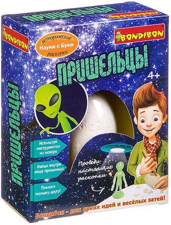 Набор для опытов Bondibon Науки с Буки Пришельцы ВВ3177