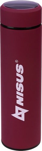 Термос Nisus N.TM-049-R 0.45л (бордовый)