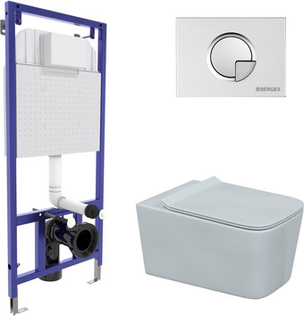 Унитаз подвесной Berges Wasserhaus Novum 525 043281