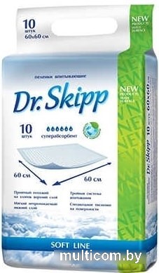 Пеленки Dr.Skipp Soft Line 60x60 (60 шт)