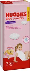 Трусики-подгузники Huggies Ultra Comfort Mega 7 Girl (40 шт)