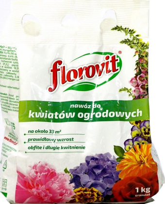 Удобрение Florovit Для садовых цветов (1 кг, мешок)