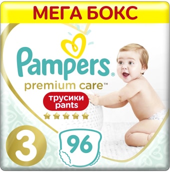 Pampers Premium Care Pants 3 Midi (96 шт)