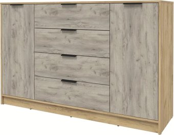 Тумба Интерлиния Концепт КТ-Т160 (дуб серый/дуб золотой)