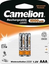 Аккумуляторы Camelion AAA 1000mAh 2 шт. [NH-AAA1000-BP2]