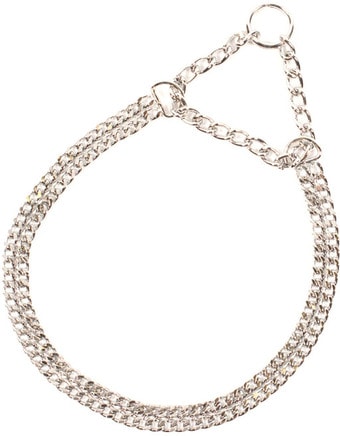 Ошейник Duvo Plus Двойная цепь 0120345000/DV (хром)