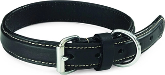 Ошейник Camon DA017/D (кожаный черный)