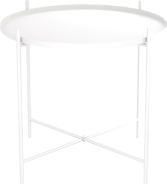 Журнальный столик Sheffilton SHT-CT8-2 (белый муар)