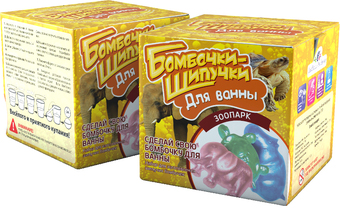 Набор для опытов Инновации для детей Бомбочки-шипучки. Зоопарк 733