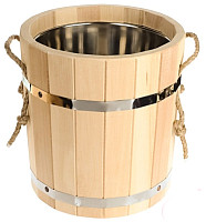 Шайка СаунаОпт Без вставки двуручная 12л