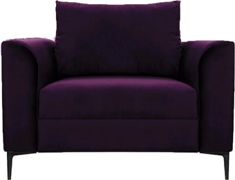 Интерьерное кресло Brioli Марк (велюр, B40 фиолетовый)