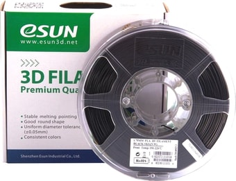 Пластик eSUN eLastic 1.75 мм 1000 г (черный)