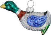Елочная игрушка Inge's Christmas Figural Glass Ornaments. Утка 64898H120
