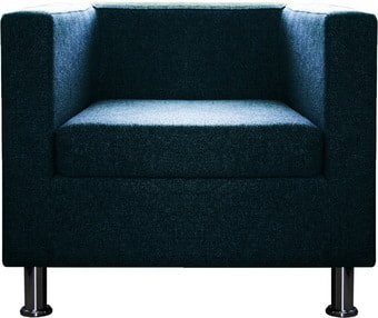 Интерьерное кресло Brioli Билли (рогожка, J17 темно-синий)