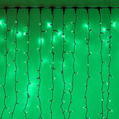 Световой дождь Luazon Занавес 3W 1440 Led (2x6 м, зеленый) [1080282]