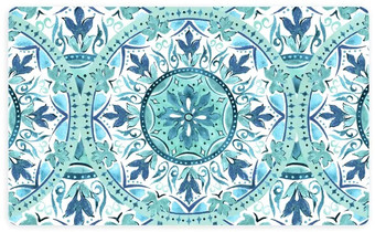 Коврик под миску TarHong Gibraltar (голубой)