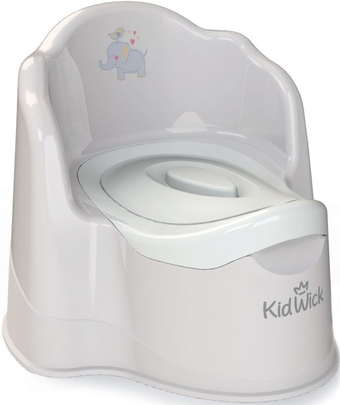 Детский горшок Kidwick Трон KW070402 (серый)