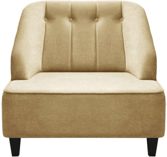 Интерьерное кресло Brioli Дино П (велюр, B2 бежевый/темные ножки)