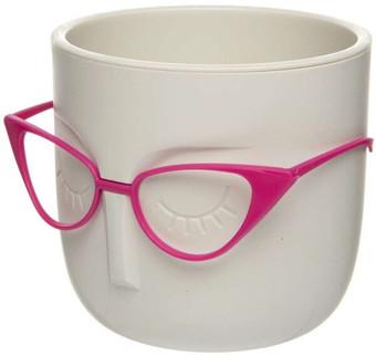 Кашпо Idea Мари М 3075 (белый ротанг)