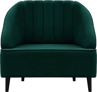 Интерьерное кресло Brioli Донато (велюр, B63 бирюзовый/темные ножки)