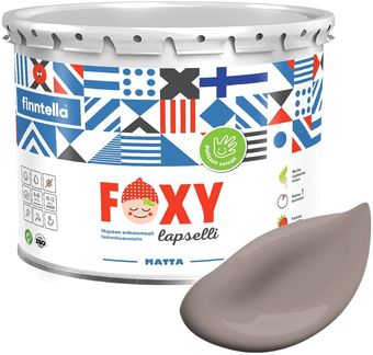 Краска Finntella Foxy Lapselli Matte Ontto F-50-1-3-FL214 2.7 л (коричневый)