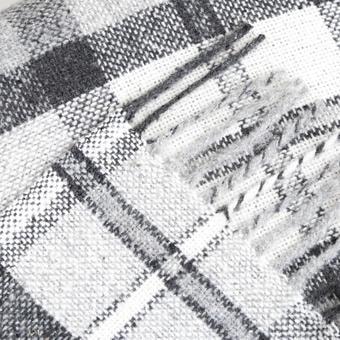 Плед Vladi Palermo 140x200 (белый/серый)