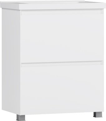 Belux Тумба под умывальник Киото Н 70-02 (1, белый глянцевый)