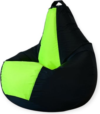 Кресло-мешок Mio Tesoro Груша Kombo XXL GF-130x85-CHN (черный/неон)