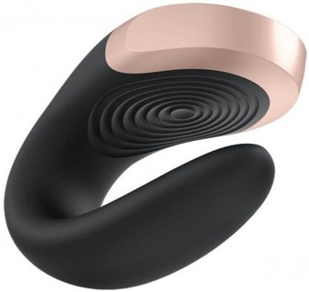 Вибромассажер Satisfyer Partner Double Love (черный)