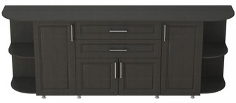 Комод Премиум Валенсия №4 (венге шелк)