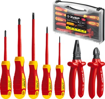 Электромонтажный набор Зубр Профессионал 2214-H7_z01 (7 предметов)