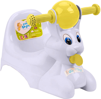 Детский горшок Idi Land Зайчик 221500429/01 (белый)