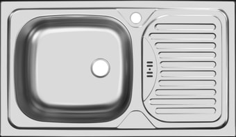 Кухонная мойка Ukinox Классика CLL760.435 GW6K 2L