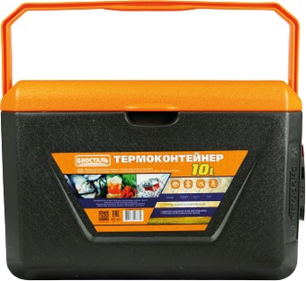 Термобокс BIOSTAL CB-G 10л (черный/оранжевый)