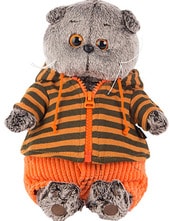 Мягкая игрушка Basik & Co Басик штанах и полосатой кофте (22 см)