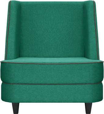 Интерьерное кресло Brioli Рико (рогожка, J16 азур/темные ножки)