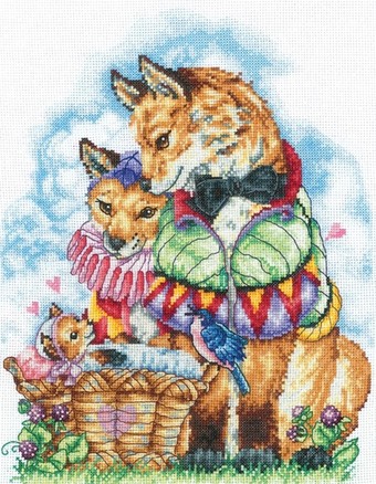 Набор для вышивания Сделай своими руками Семейный портрет С-51С